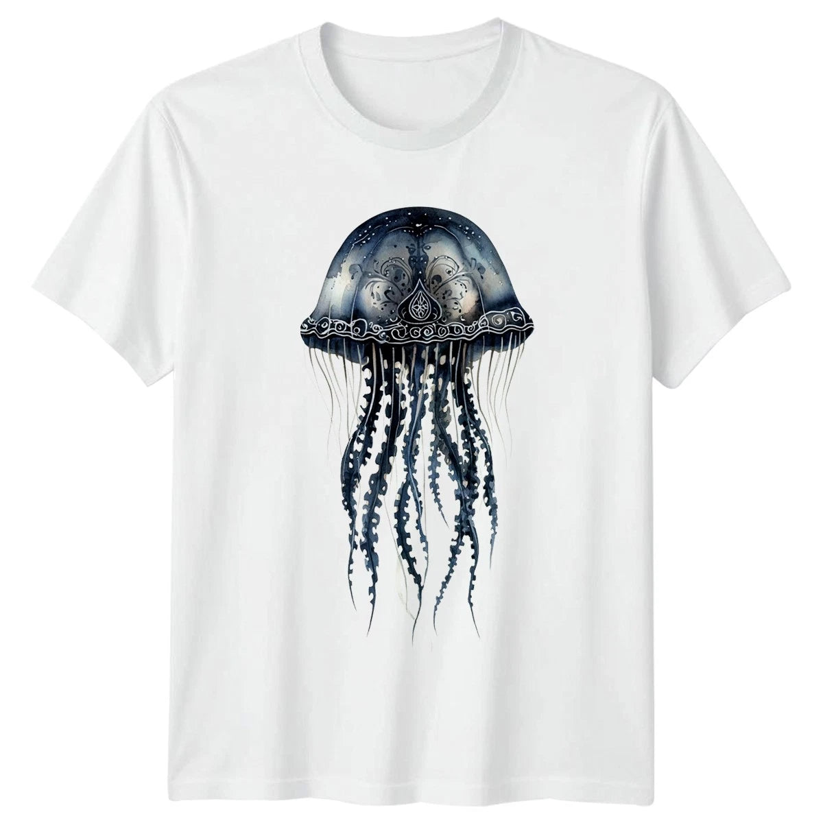Gothic Jellyfish T-Shirt Dark Ocean Aesthetic Gift For Him And Her