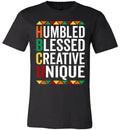 HBCU Pride Shirt Humble, Blessed, Creative, Unique - HBCU Experence