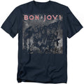 Bon Jovi Slippery Cover T-Shirt S-5XL, Navy