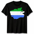 Torn Sierra Leone Flag Football Unisex Tshirt Leonian Day Pride Tee Top Gift