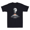 Artemis II Back to the Moon 2026 Mission Patch Retro Men's Short Sleeve T-Shirt
