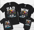 Monster Truck Custom Birthday Shirt, Personalized Family Birthday Shirts