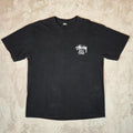 Stussy Built Tough Teddy Bear T Shirt Men’s Large Black Graphic Streetwear