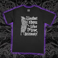 Live Deliciously Black Phillip Tee shirt  , Unisex Tee