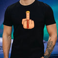 Mens Anti Trump Finger Motif Cotton T-Shirt Size XS to 5XL