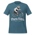 Pura Vida Costa Rica Sloth T-Shirt Funny Chill Unisex Travel Nature Tee