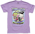 Invader Zim New Adult T-Shirt -  Zim Dib "You're all doomed!"