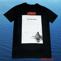 New Jaws You will never go in the Water Again 1975  Mens Vintage T-Shirt