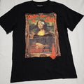 Reason "One of a Kind" Graphic Black Tee Mona Lisa Print Short Sleeve sz L