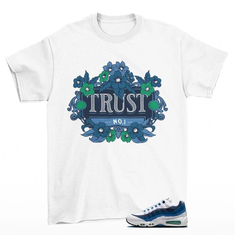 Trust Sneaker Shirt to Match Air Max 95 Slate French Blue IH7855-100