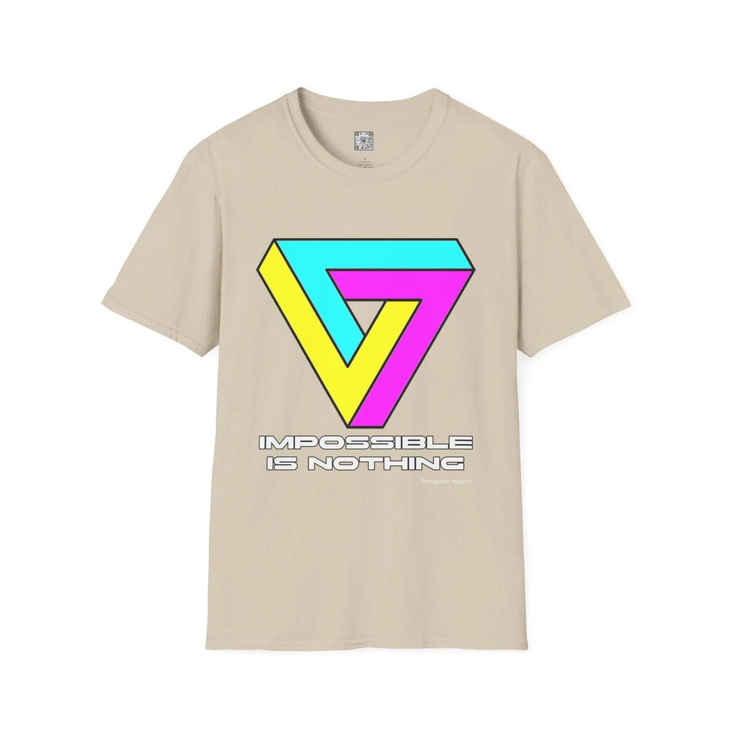Impossible is Nothing, Retrograde Apparel Tee, Trendy Graphic Tee, Inspirational