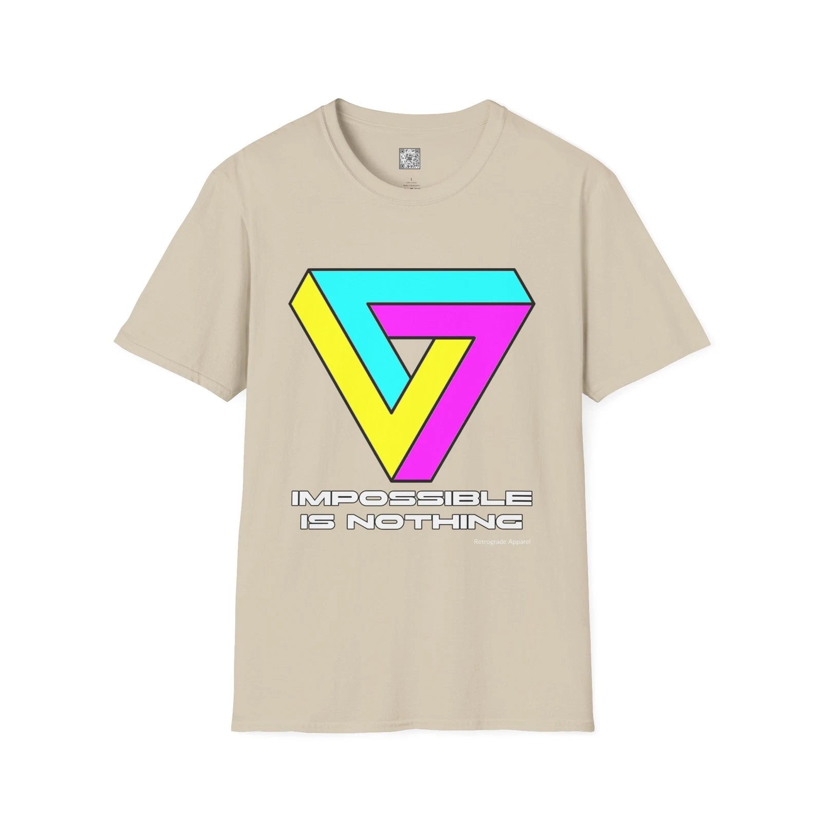 Impossible is Nothing, Retrograde Apparel Tee, Trendy Graphic Tee, Inspirational