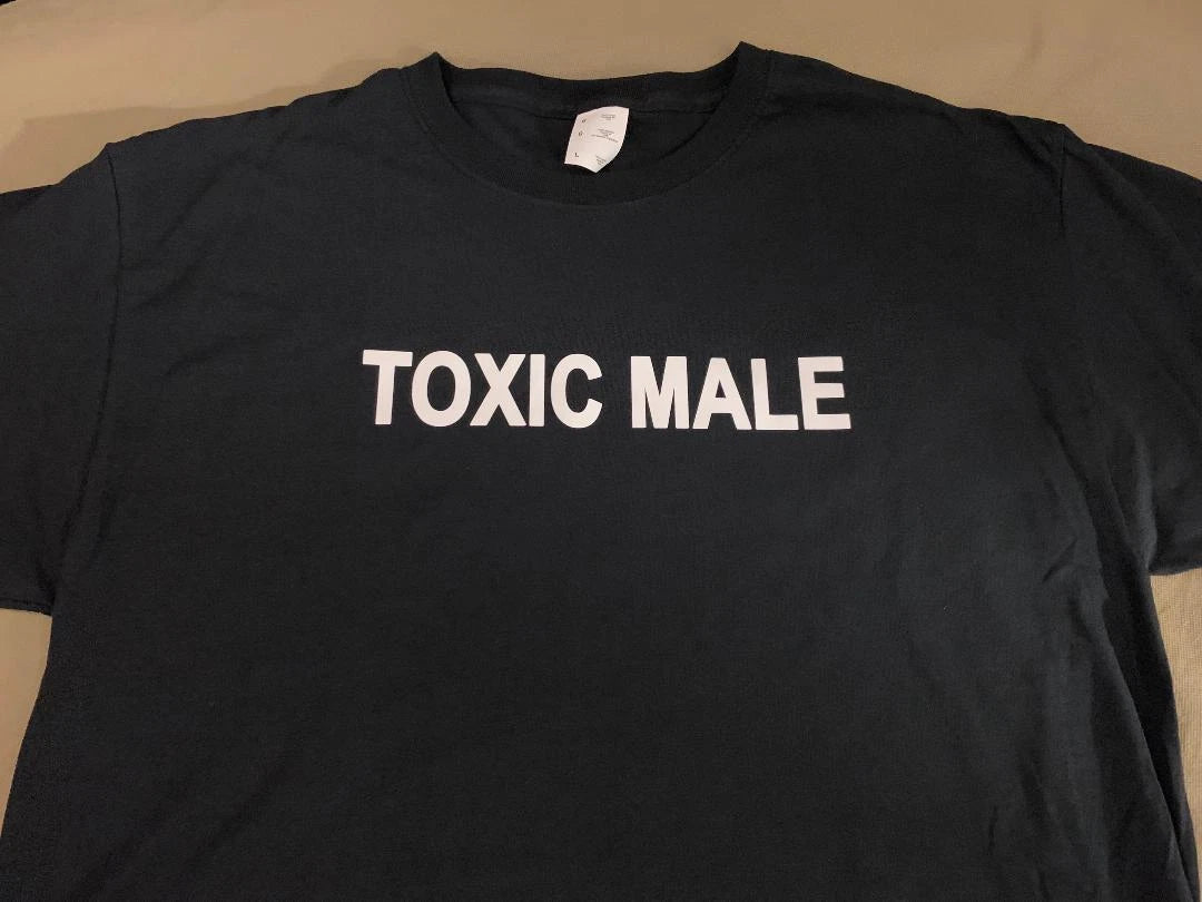 TOXIC MALE MASCULINITY T-SHIRT - BEARD RAZOR SHAVE MEN VIKING OIL 2