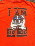 Vintage 2000 Big Dogs I Am The Big Dog Graphic T-Shirt Orange