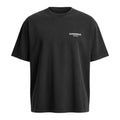 ELVEWORLDS Oversized T-Shirt Washed Black Unisex Streetwear Cotton XS-XL