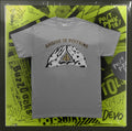 ANGINE DE POITRINE - Sherpa Fabienk 150GSM Grey Graphic T-Shirt - With Backprint