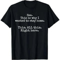 Funny Introvert Quote T-Shirt Unisex Cotton Casual Short Sleeve Gift Tee