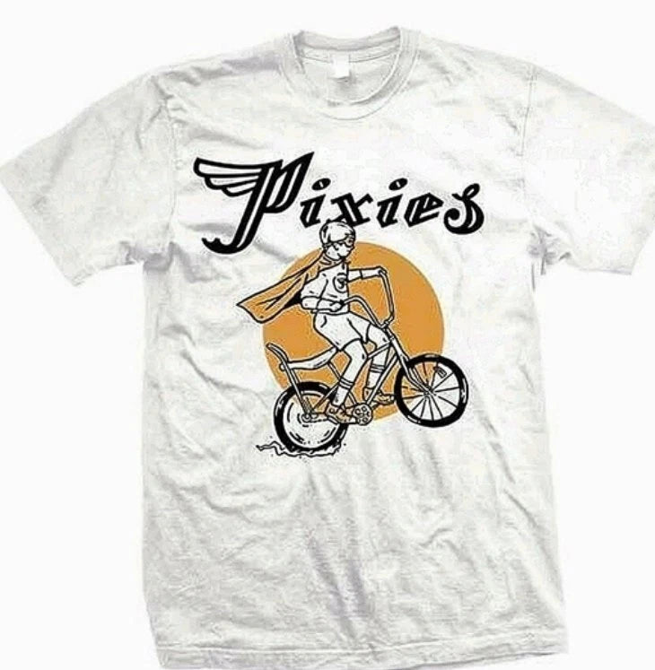 The Pixies Tony Bike Premium Soft White T-Shirt