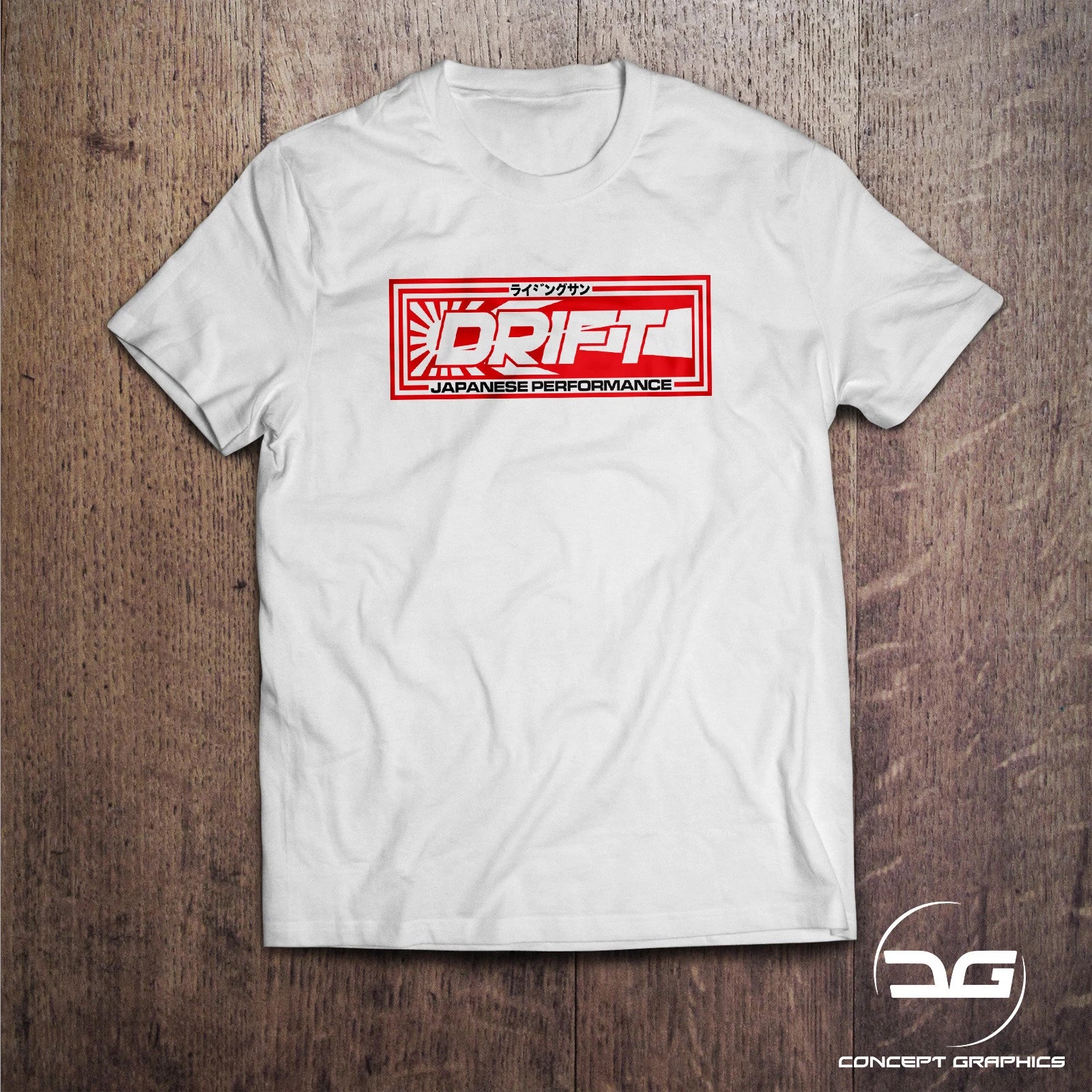 JDM Performance Drift Rising Sun Funny Novelty Mens Jap Drift Car T-Shirt Gift