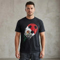 Mexico National Football Team Flag Soccer Ball Graphic Tee Men's Sz Medium #S72t
