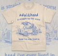 Adulthood is the Worst Hood T-Shirt Funny Meme Raccoon Graphic Car Unisex Shirt