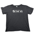 TOOL Band T-Shirt Y2K Logo Black Men's Size Medium; Fits Like Small