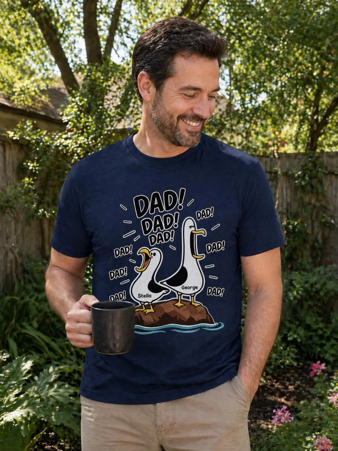2026 Seagull Dad Dad Dad - Trending Personalized Shirt - Funny Father's Day Gift