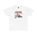 Vintage Go Kart Racing Graphic T-Shirt | Funny Cartoon Kart Driver tee