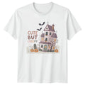Cute But Creepy T-Shirt Haunted House Halloween Gift For Him And Her