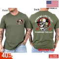 Skeleton Working Like Crazy To Support The Lazy Vintage 2 Side T-ShirT REPRINT !