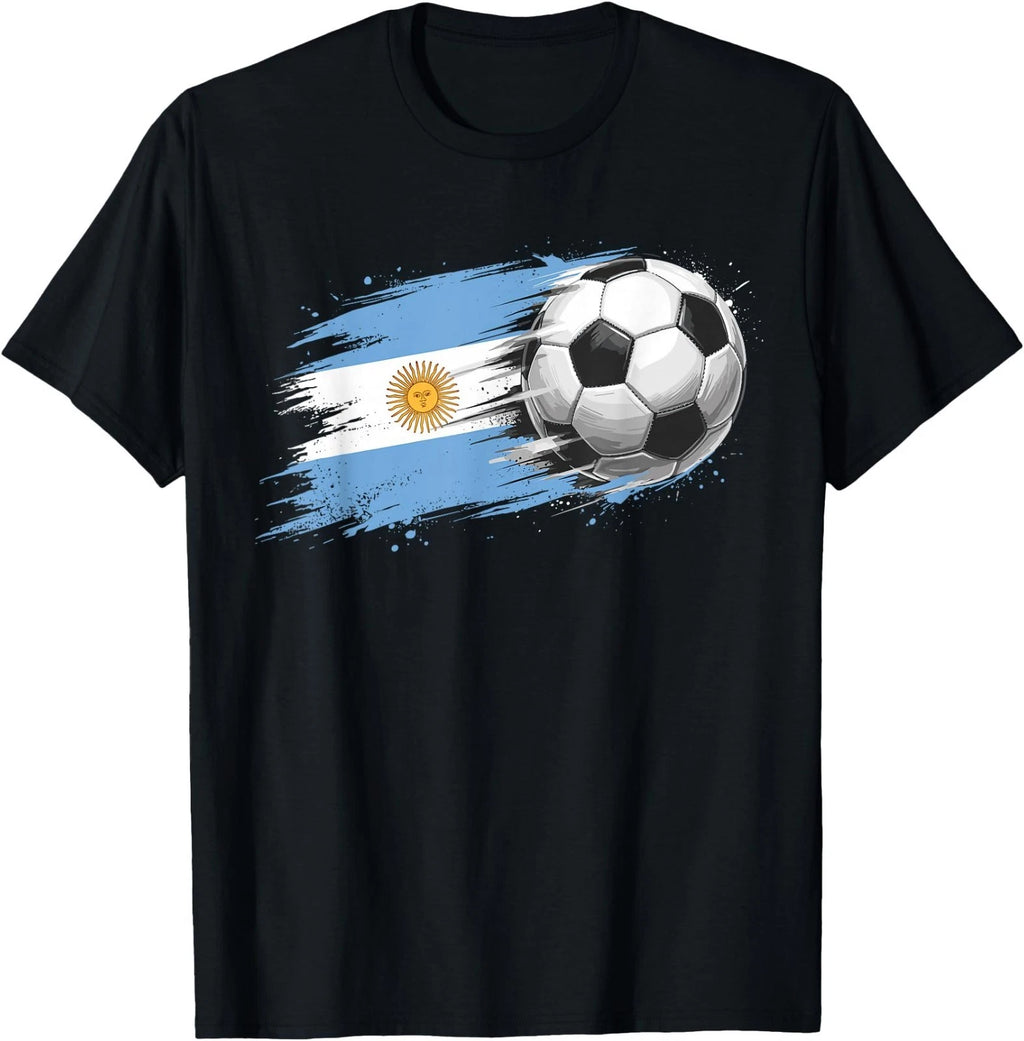 Argentina Soccer Ball Argentina Flag T-Shirt