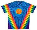 Tie Dye Shirt | Sun Rainbow V Blotter | Handmade | Unisex | Tall | Women's