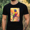 Men's Rainbow Lori Anime Style Print Cotton T-Shirt Size XS to 5XL