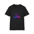 Neon City Soundwave T-Shirt | Retro Synthwave Skyline Tee
