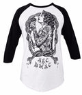 Black Market Art Eve Mens White Baseball Shirt Tattoo Artist Jarad Bryant S-2XL