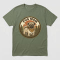Pug Mom T-Shirt Dog Mom Owner Gift Women Graphic Tee Mothers Day Vintage Cute