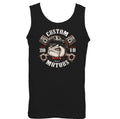 BIKER VEST Motorbike Motorcycle Cafe Racer Chopper Bike Mens Funny Skull Top