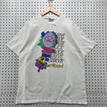 Vintage Carlton Badminton T Shirt Mens XL White Single Stitch All Sport USA