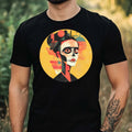 Mens Frida Kahlo Motif Cotton T-Shirt Size XS to 5XL
