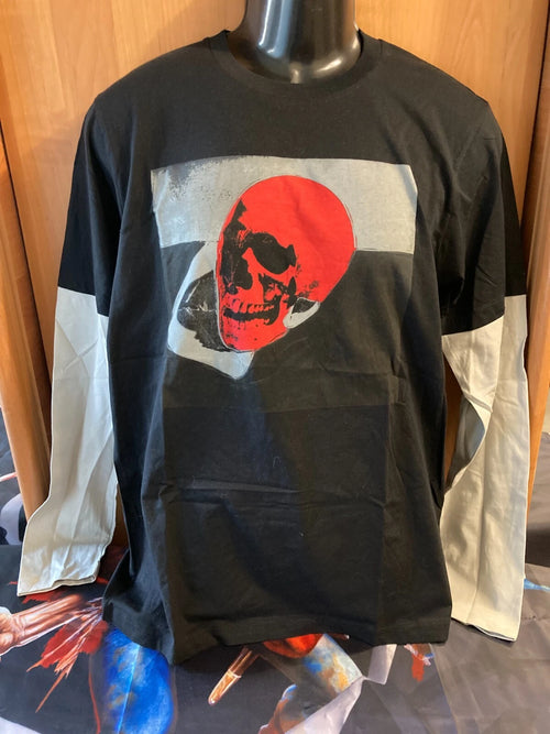Andy Warhol big logo spell out skull tee long sleeveTate Size Men's / US M / EU