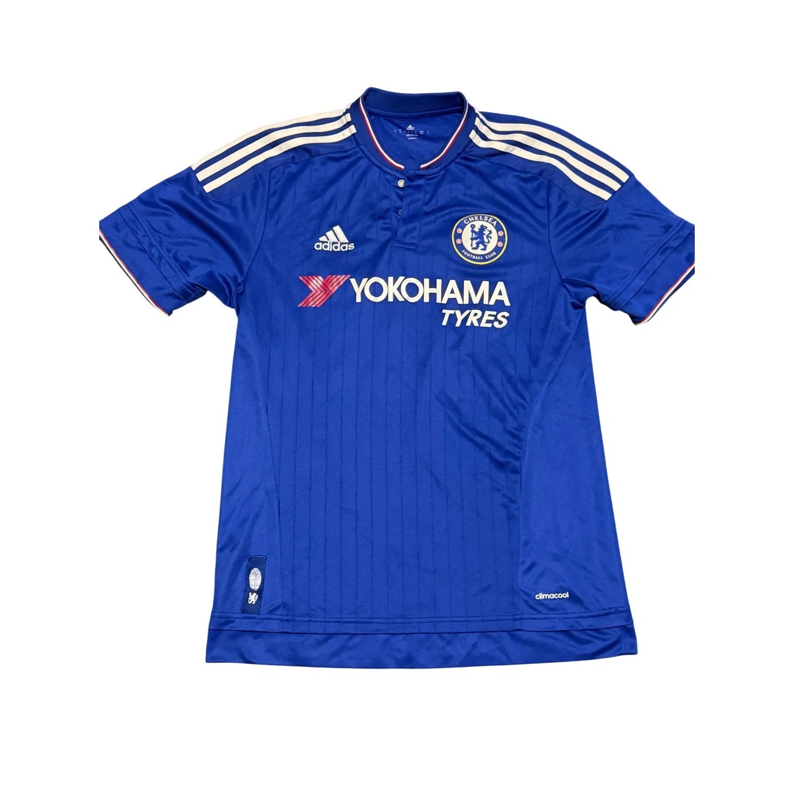 Adidas Chelsea FC 2015-16 Azpilicueta 28 Home Jersey Blue Soccer Shirt Mens M