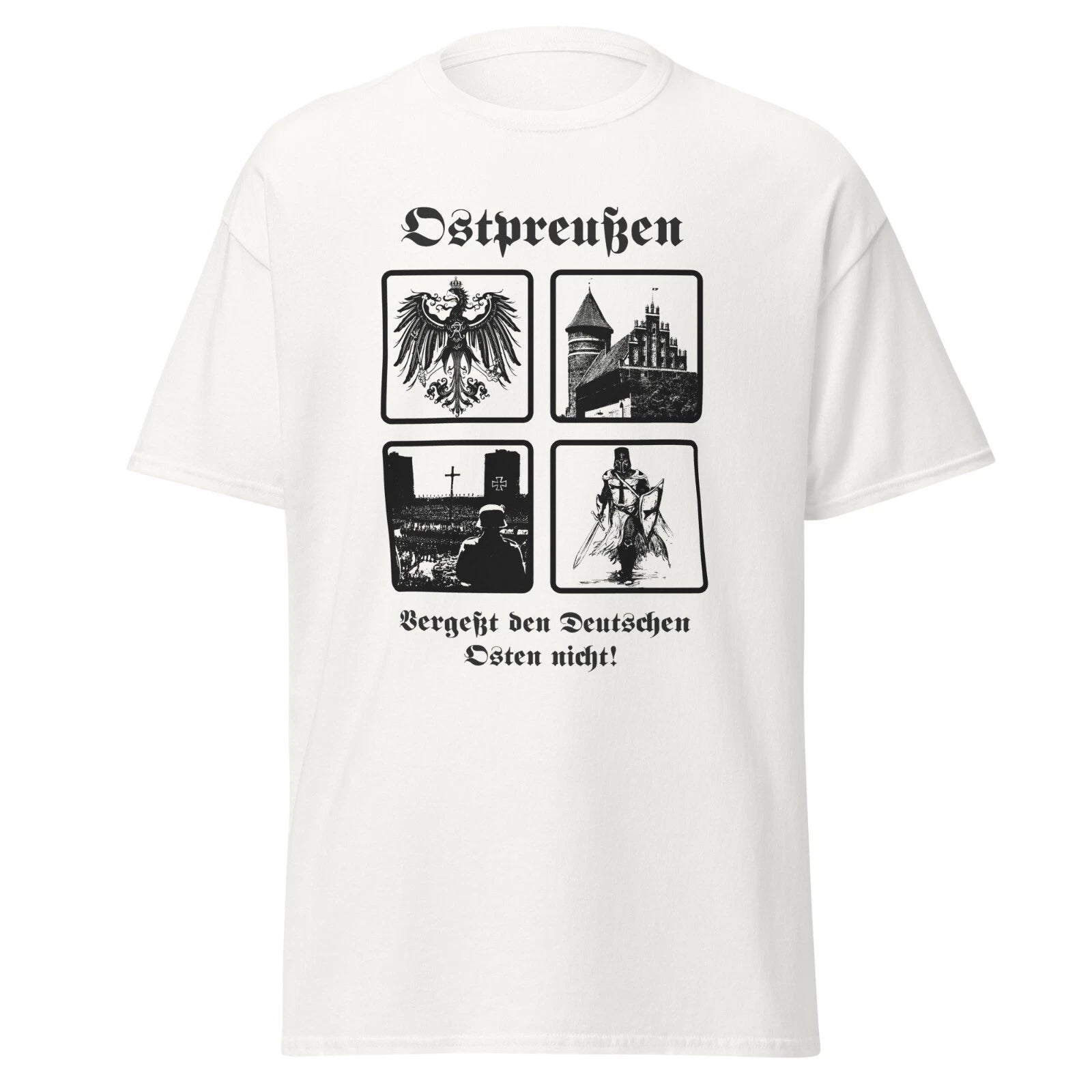 East Prussia T-Shirt - Don't Forget the German East! !Free Shipping!