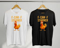 Anti Starmer F-Caw-F Funny Chicken Meme Quote Men�s Graphic T-Shirt Top Gift