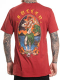 Sullen Men's Irruption Short Sleeve Premium T-shirt Tattoo Style Hula Girl Tee