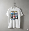 Indianapolis 500 1976 Racing Vintage White T-Shirt Indy Car Graphic Tee - T549