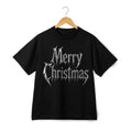 Merry Christmas Gothic T-Shirt-Holiday Party&Daily Casual Cotton Crew Neck Tee