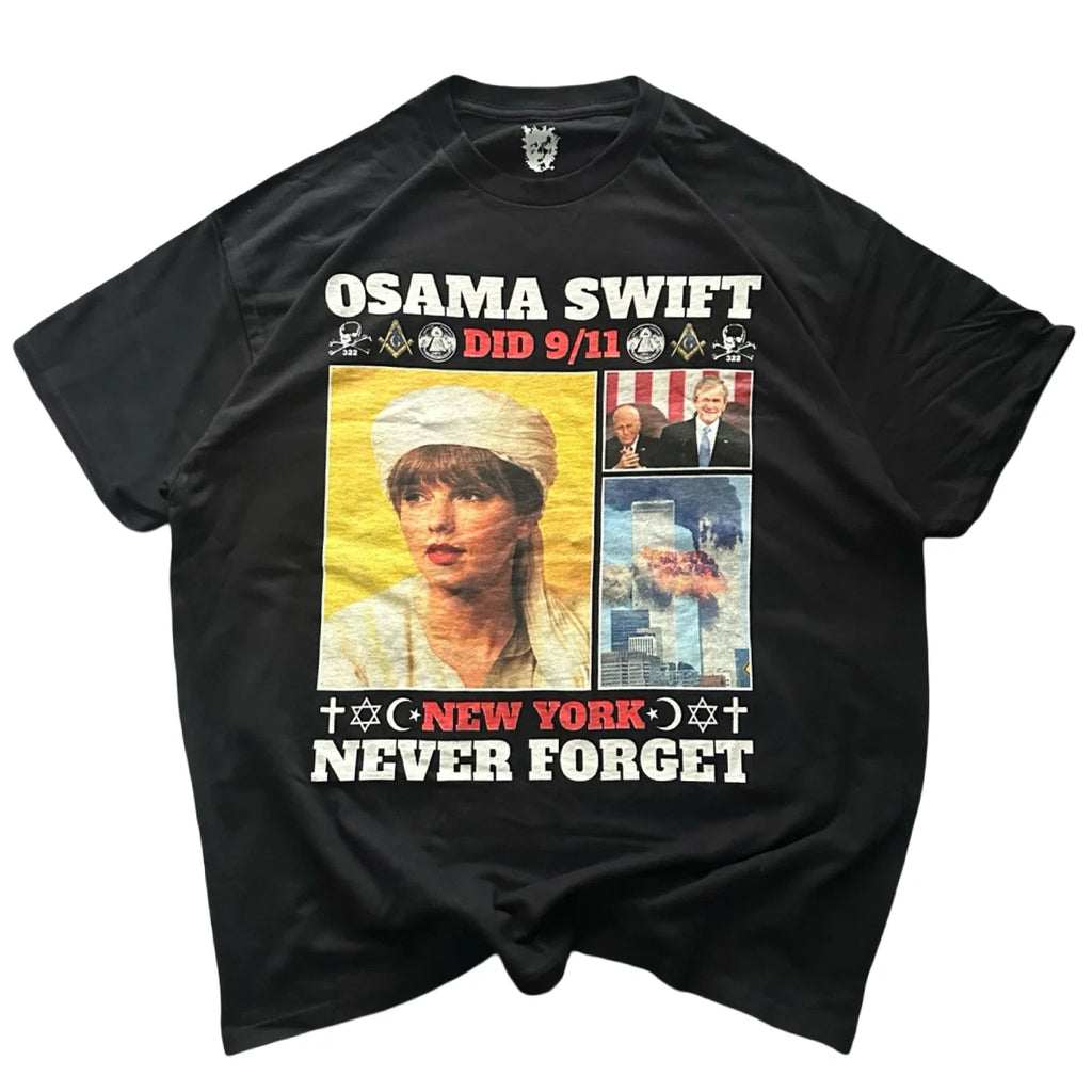 911 Osama Bin Laden George Bush Y2K Grunge T-shirt