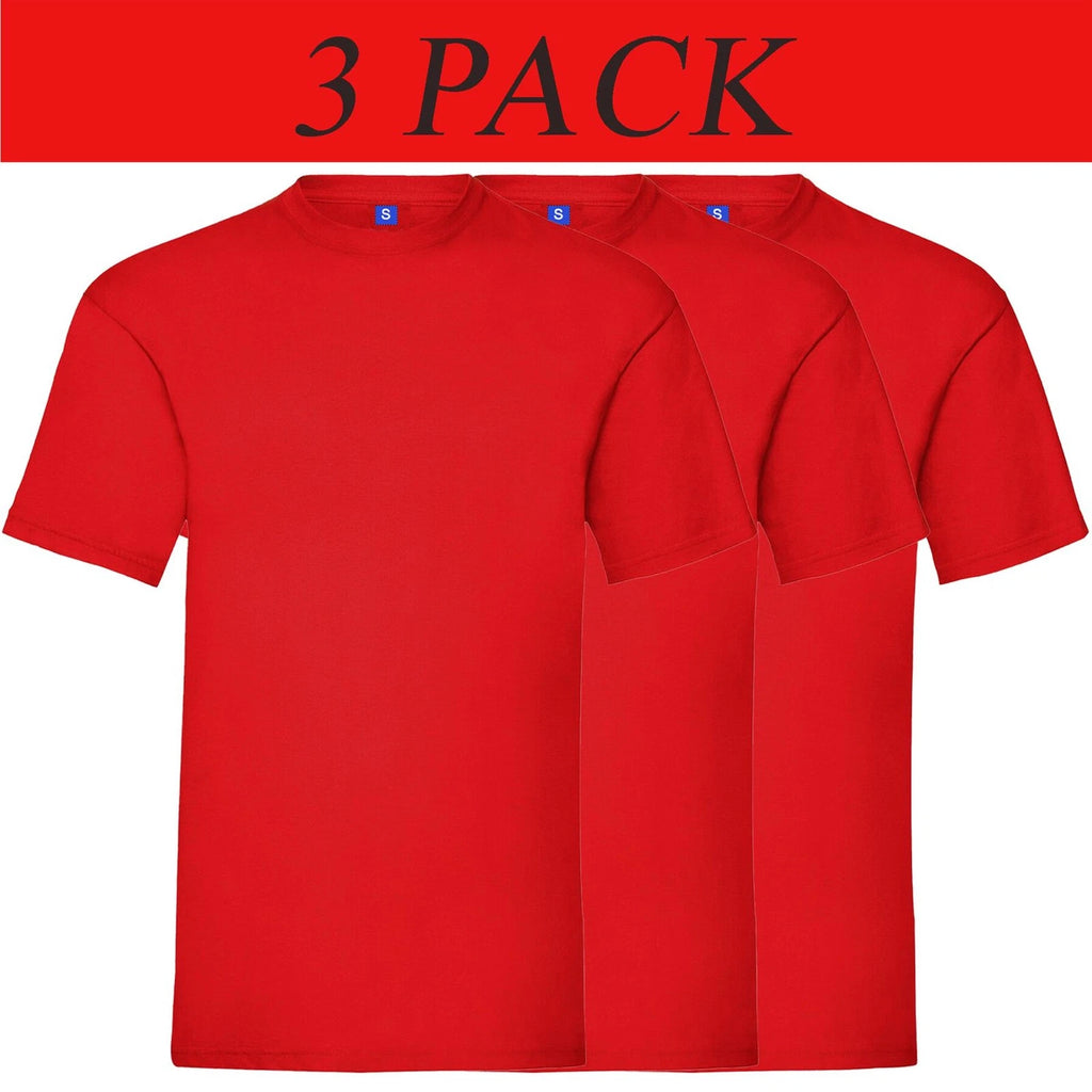Kruze Mens T shirts Short Sleeve T-shirt Top Cotton Plain Crew Neck Shirt Lot