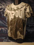 Vintage 2000s Tapout AOP Graphic Tee Size Medium