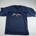 SEAN JOHN FOOT BALL SHIRT Y2K STYLE MADE IN USA X-LARGE VINTAGE BLUE JERSEY